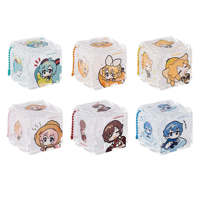 Officially Licensed Hatsune Miku Acrylic Square Keychain Charm Blind Box (Shipped Randomly) - Image 6