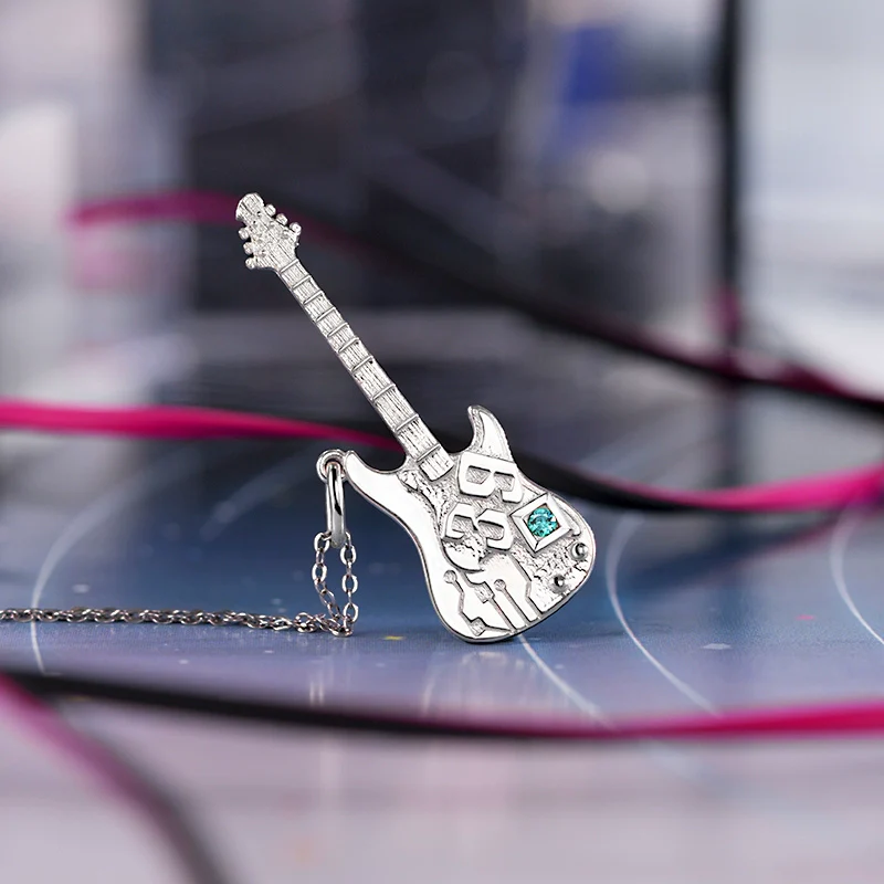 Officially Licensed Hatsune Miku Anniversary Limited Guitar Pendant - Image 4