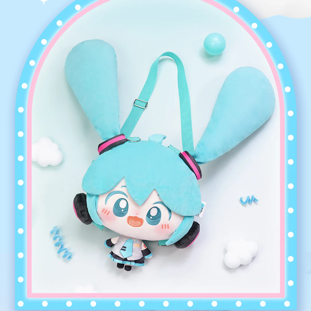 Officially Licensed Hatsune Miku Big Head Doll Bag - Image 5