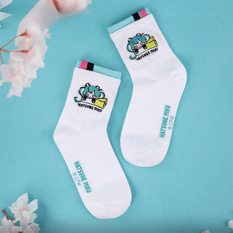 Hatsune Miku Breathable Crew Athletic Socks - Image 3