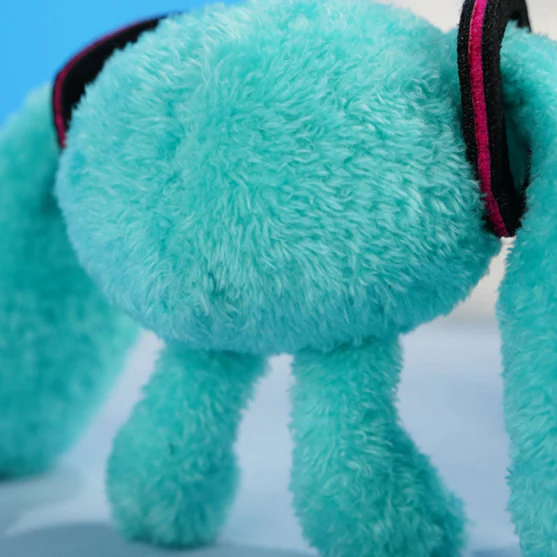 Officially Licensed Hatsune Miku Cute Closed-Eyes Plush Charm - Image 5