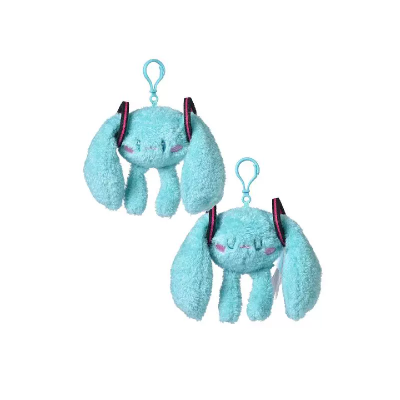 Officially Licensed Hatsune Miku Cute Closed-Eyes Plush Charm - Image 7
