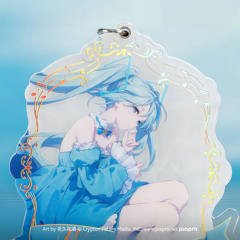 Officially Licensed Hatsune Miku Dreamscape Acrylic Keychain Charm - Image 2