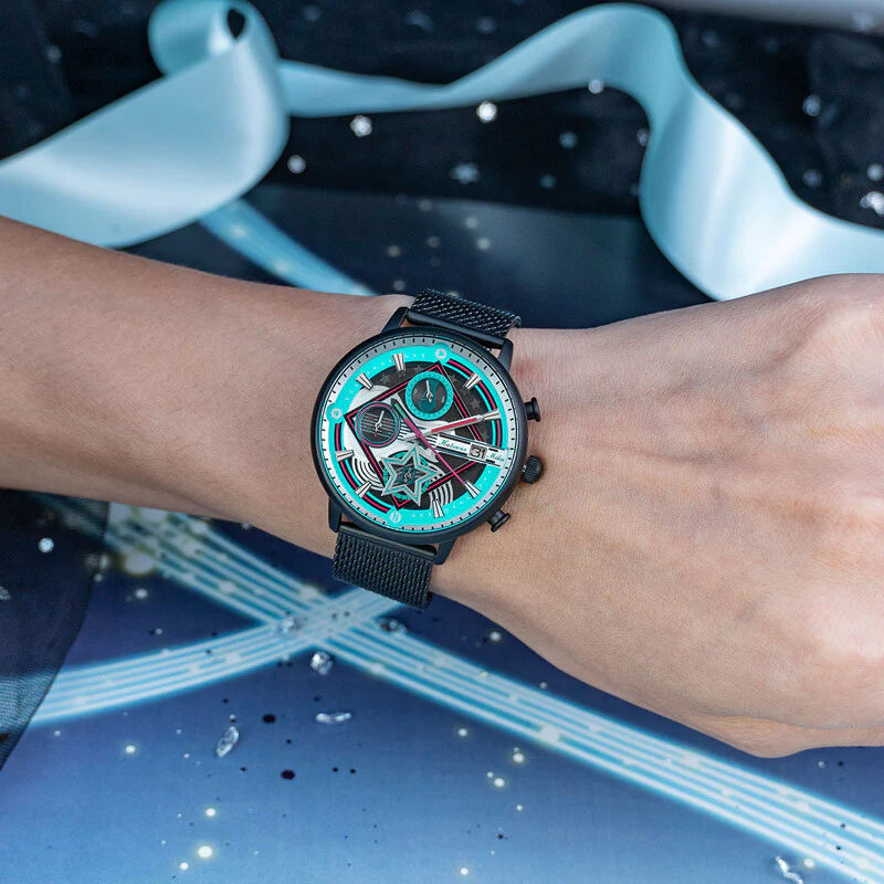 Officially Licensed Hatsune Miku Electric Strings Resonance Solar-Powered Watch - Image 4