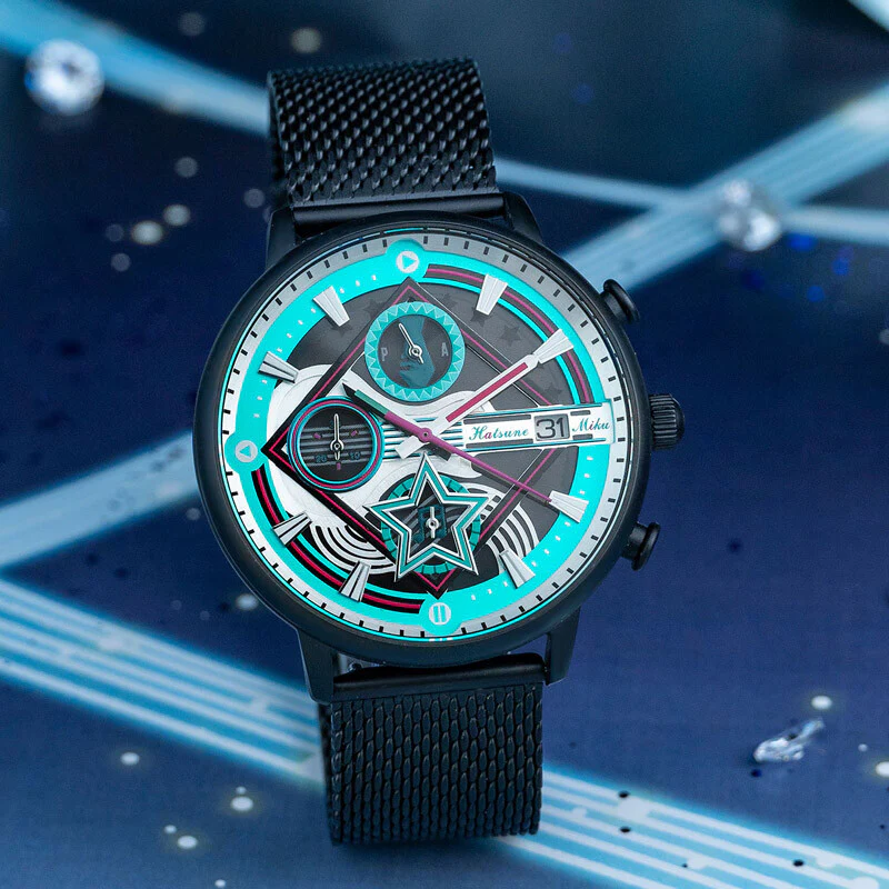 Officially Licensed Hatsune Miku Electric Strings Resonance Solar-Powered Watch - Image 8