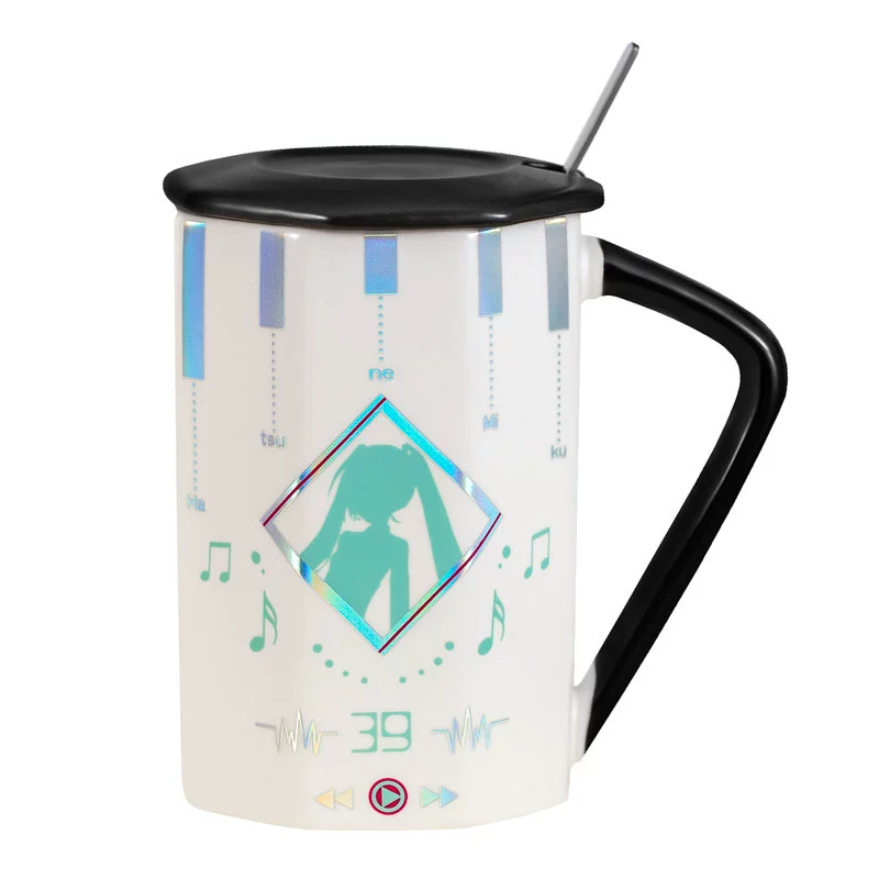 Officially Licensed Hatsune Miku Faceted Ceramic Mug - Image 7