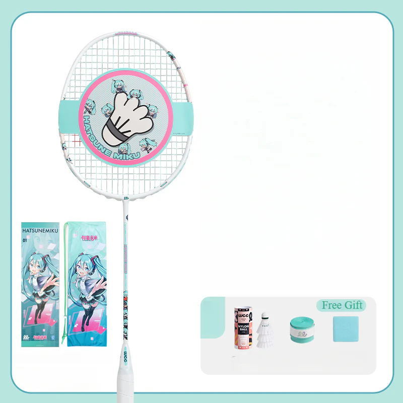Officially Licensed Hatsune Miku Full Carbon Badminton Racket - Image 10