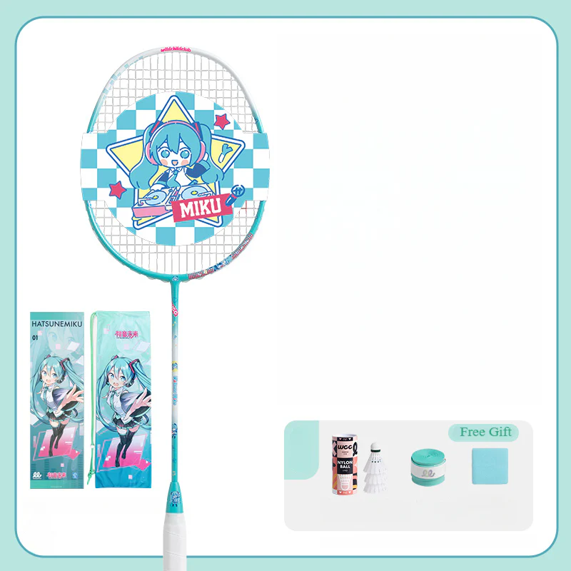 Officially Licensed Hatsune Miku Full Carbon Badminton Racket - Image 9