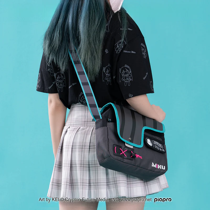 Officially Licensed Hatsune Miku Functional Syllable Shoulder Bag - Image 4