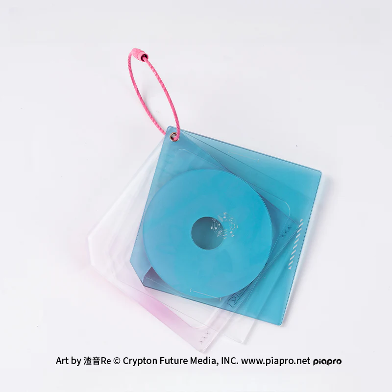 Officially Licensed Hatsune Miku Geometric Mirage Acrylic Keychain Charm - Image 4
