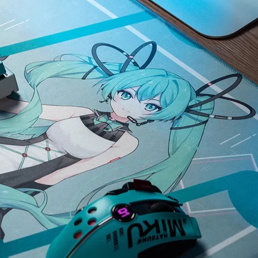 Officially Licensed Hatsune Miku Geometric Oversized Mouse Pad - Image 3