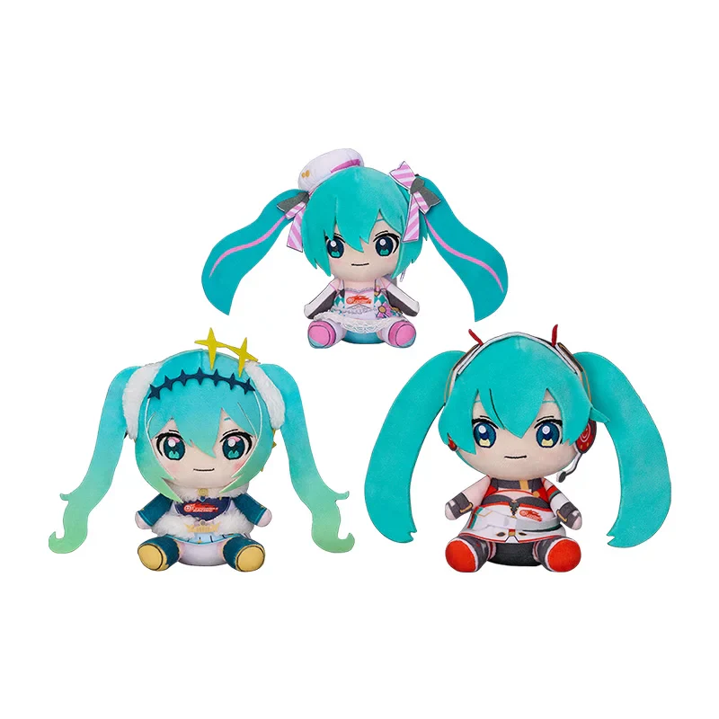 Officially Licensed Hatsune Miku GT Project 15th Anniversary Palm-Size Plush Doll - Image 5