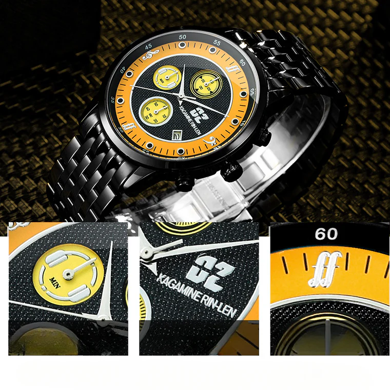 Officially Licensed Hatsune Miku, Kagamine Rin & Len Ensemble Quartz Watch - Image 3