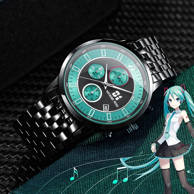 Officially Licensed Hatsune Miku, Kagamine Rin & Len Ensemble Quartz Watch - Image 5