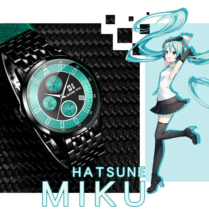Officially Licensed Hatsune Miku, Kagamine Rin & Len Ensemble Quartz Watch - Image 7