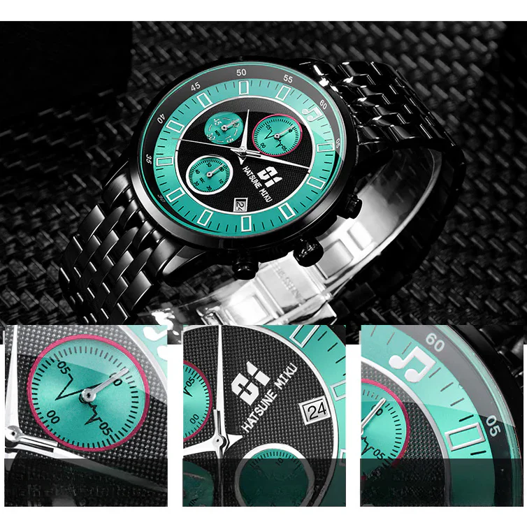 Officially Licensed Hatsune Miku, Kagamine Rin & Len Ensemble Quartz Watch - Image 8
