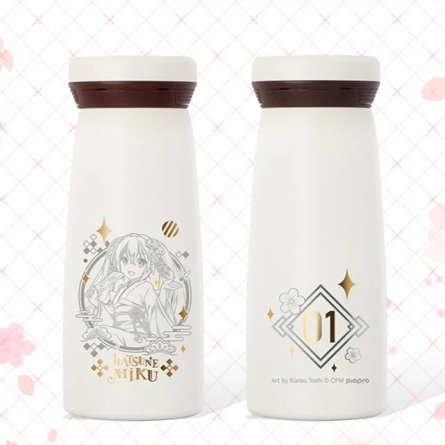 Officially Licensed Hatsune Miku Kimono Style Thermal Bottle - Image 2