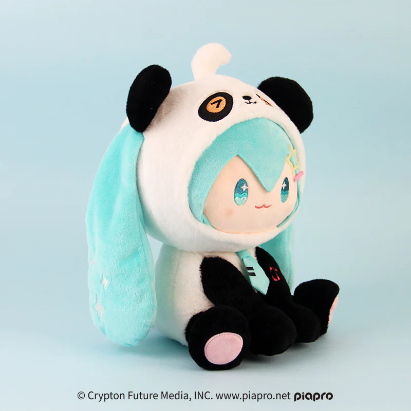 Officially Licensed Hatsune Miku Medium Panda Plush Toy - Image 2