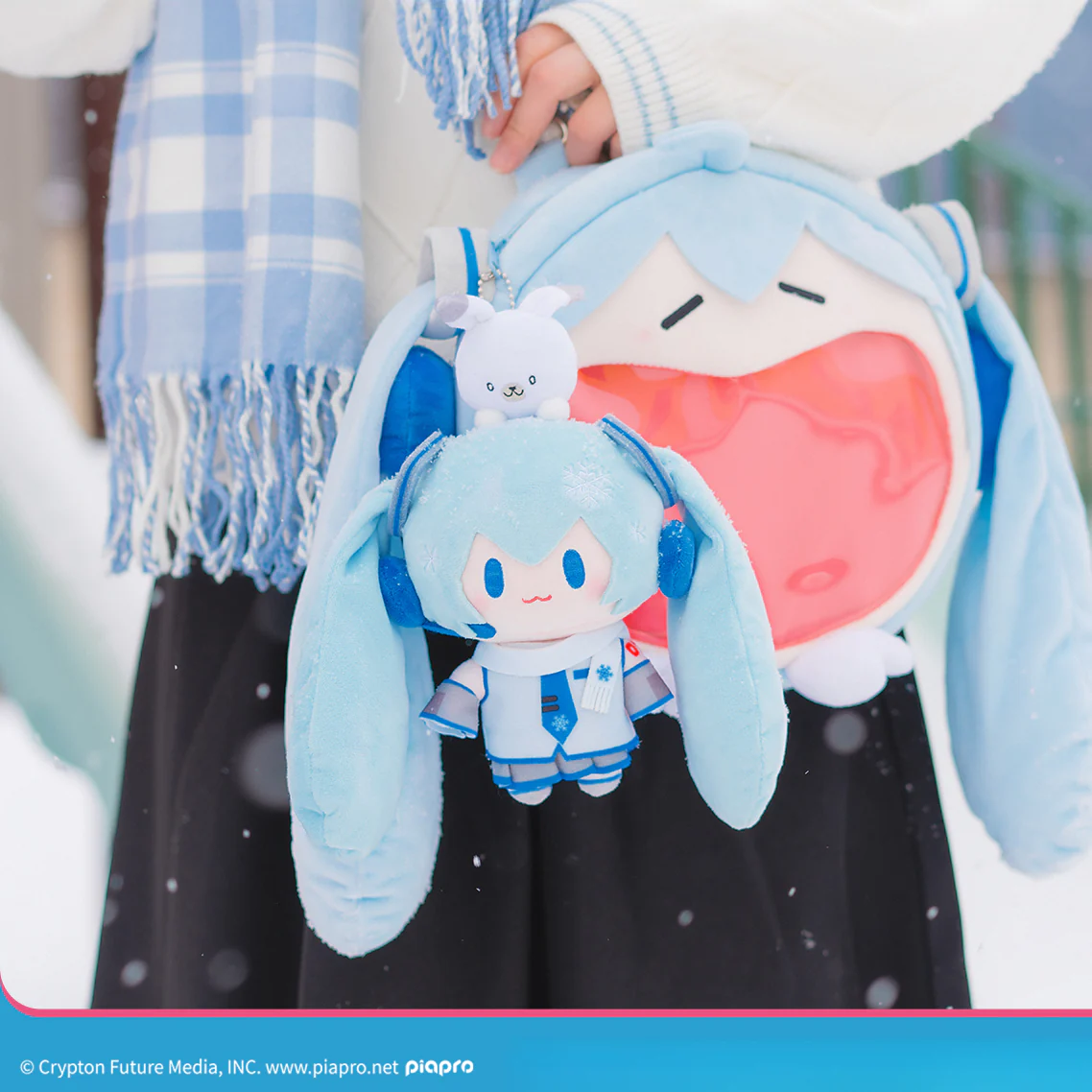 Officially Licensed Hatsune Miku Medium Snow Miku Plush Toy - Image 2
