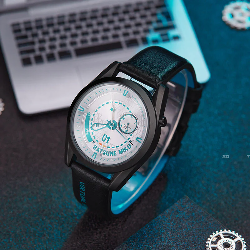 Officially Licensed Hatsune Miku Resonating Future Four-Hand Quartz Watch - Image 2