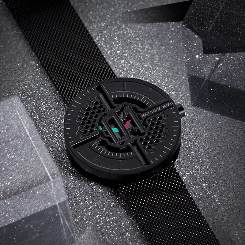 Officially Licensed Hatsune Miku Metal Sonata Waterproof Quartz Wristwatch - Image 3