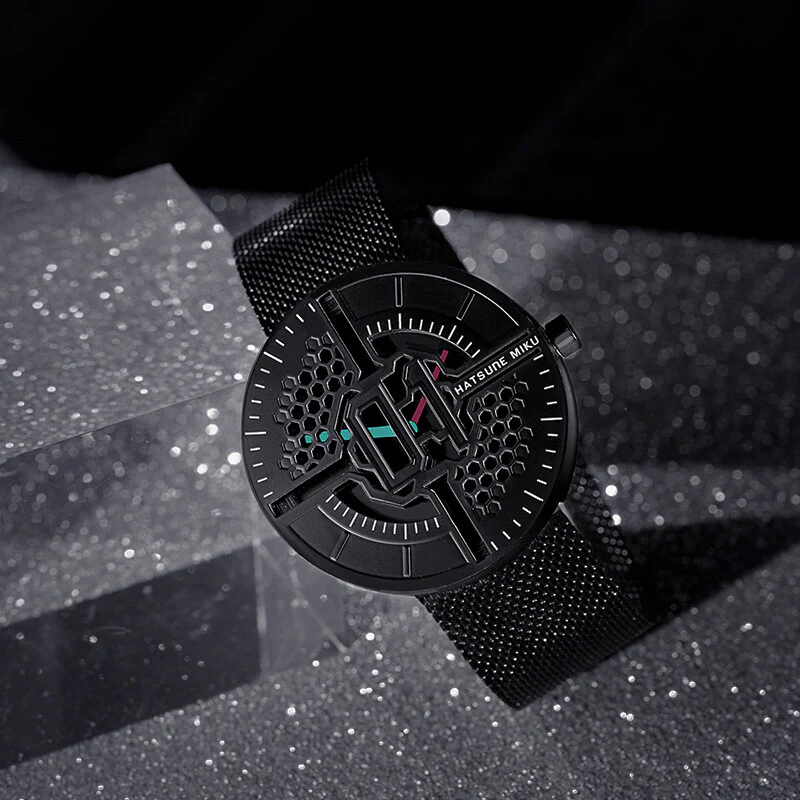 Officially Licensed Hatsune Miku Metal Sonata Waterproof Quartz Wristwatch - Image 5