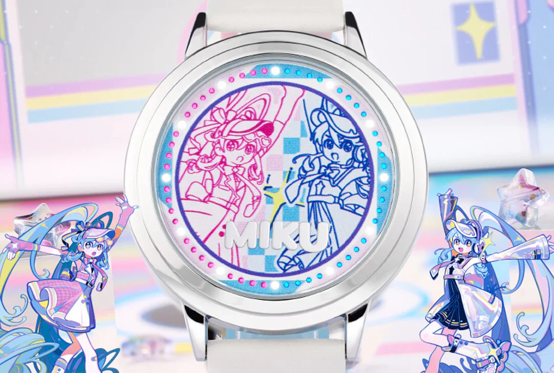 Officially Licensed Hatsune Miku Mirror Encounter & Future LED Watch - Image 8