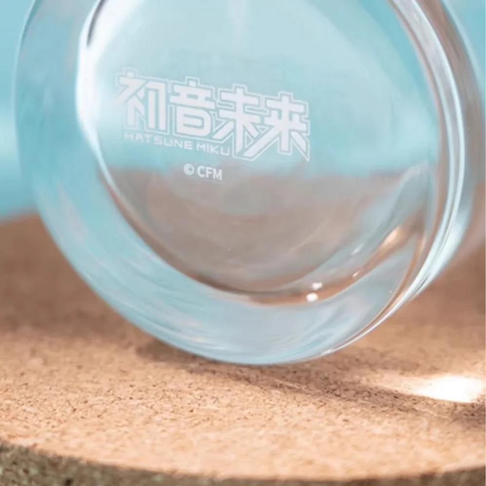 Officially Licensed Hatsune Miku Pinch Cheeks Glass Cup - Image 5