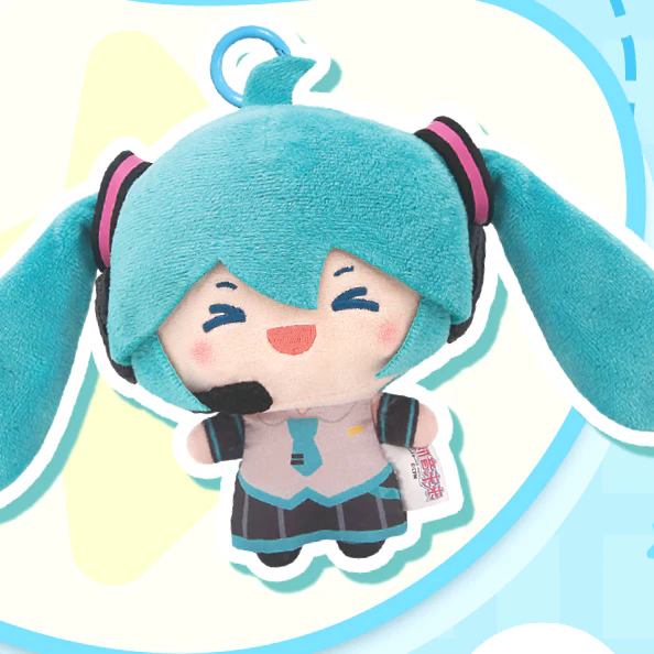 Officially Licensed Hatsune Miku Ponytail Sway Plush Charm - Image 5