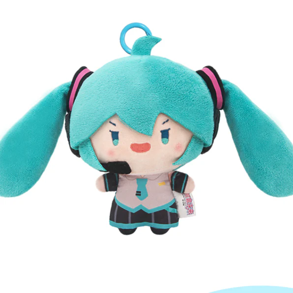 Officially Licensed Hatsune Miku Ponytail Sway Plush Charm - Image 7