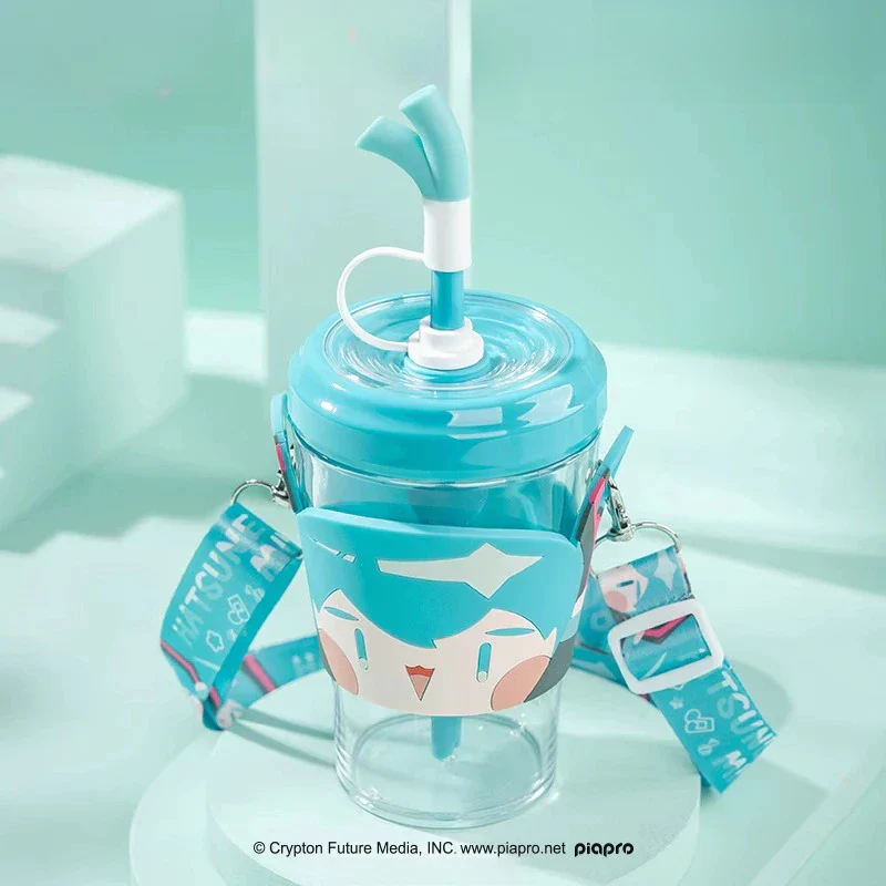 Officially Licensed Hatsune Miku Portable Straw Bottle - Image 4