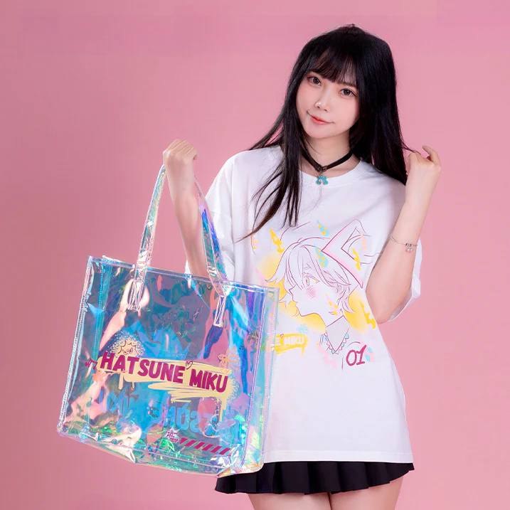 Officially Licensed Hatsune Miku Radio Wave Invasion Laser Shoulder Bag - Image 3