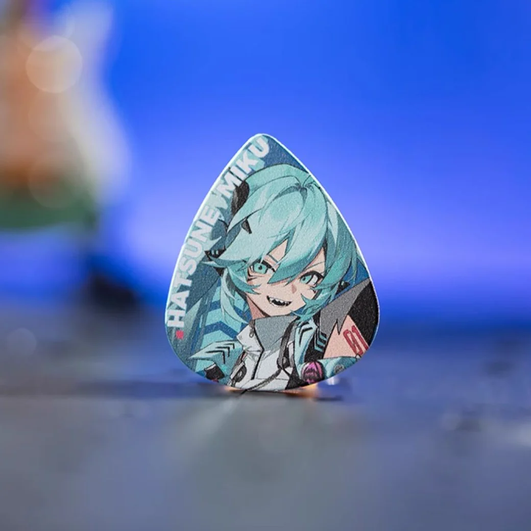 Officially Licensed Hatsune Miku RAVE Series Guitar Pick Set (Pack of 3) - Image 3