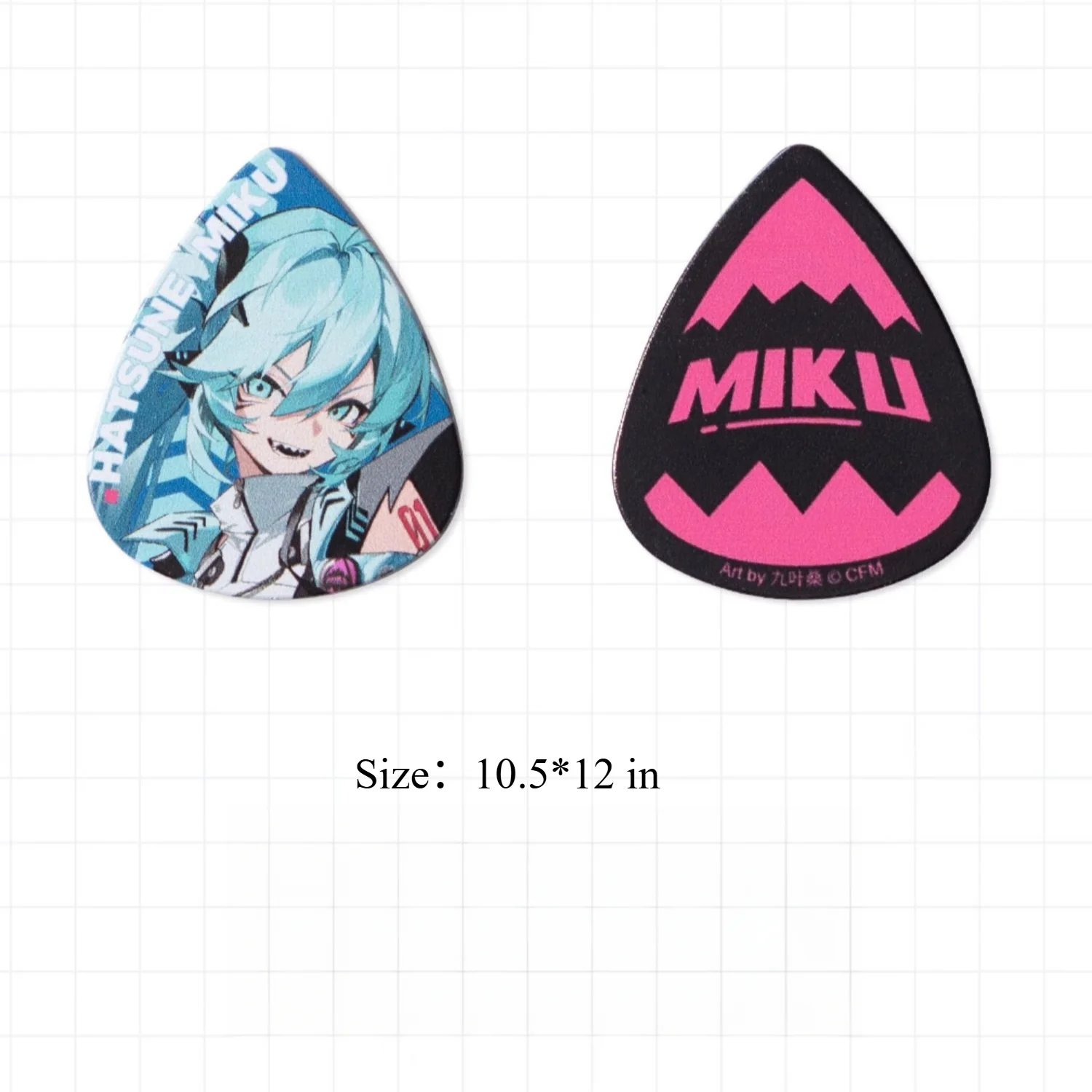 Officially Licensed Hatsune Miku RAVE Series Guitar Pick Set (Pack of 3) - Image 6