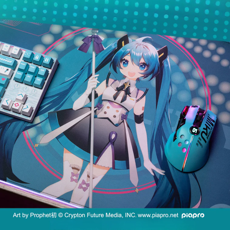 Officially Licensed Hatsune Miku RGB Oversized Mouse Pad - Image 3