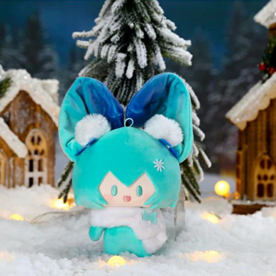 Officially Licensed Hatsune Miku Small Snowy Starry Dream Night Plush Toy - Image 4