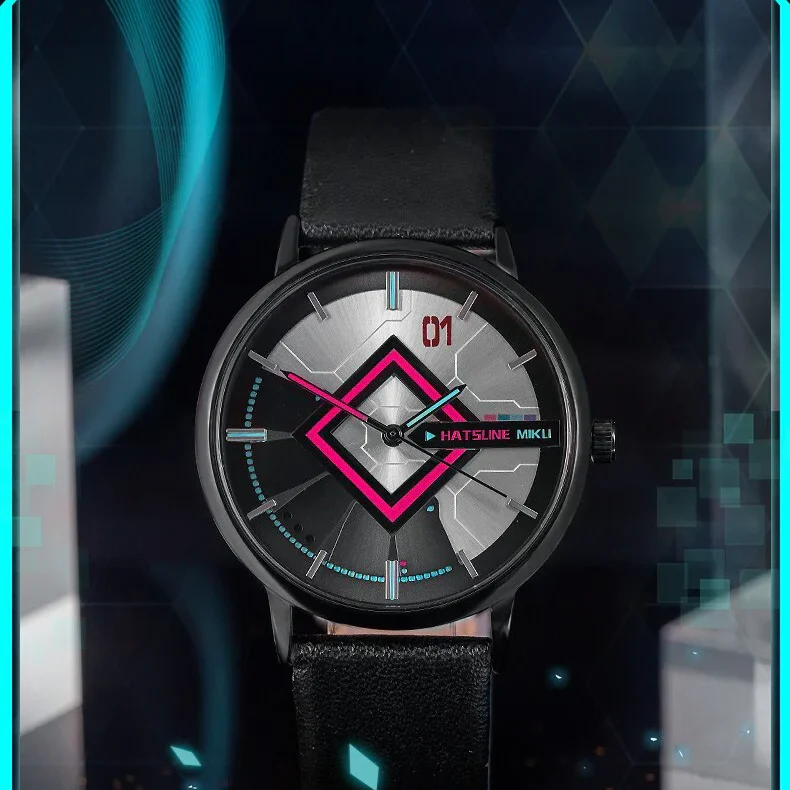 Officially Licensed Hatsune Miku Song of the Future Slim Quartz Watch - Image 4
