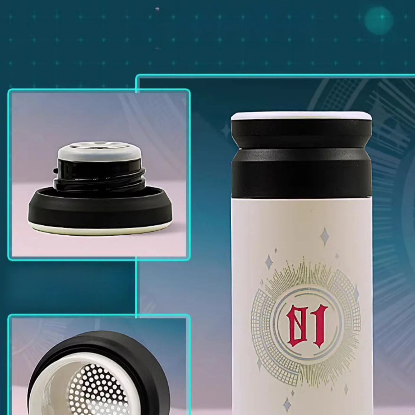 Officially Licensed Hatsune Miku Sound of the Future Thermal Bottle - Image 3