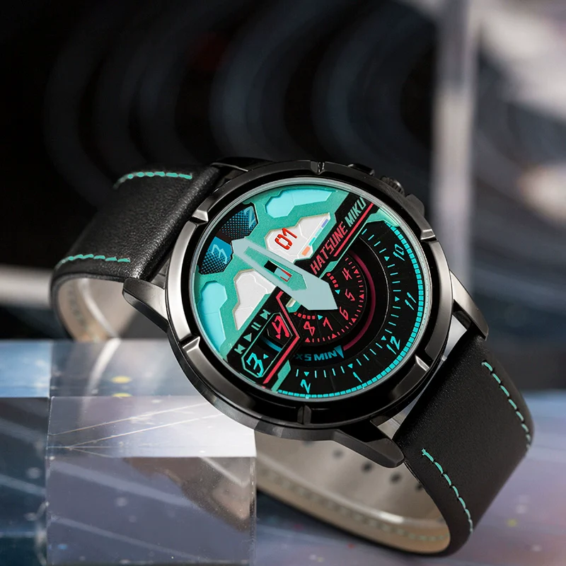 Officially Licensed Hatsune Miku Spinning Roulette Quartz Watch - Image 2