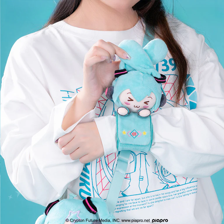 Officially Licensed Hatsune Miku Squinted Eyes Series Pop Ring Bracelet - Image 3