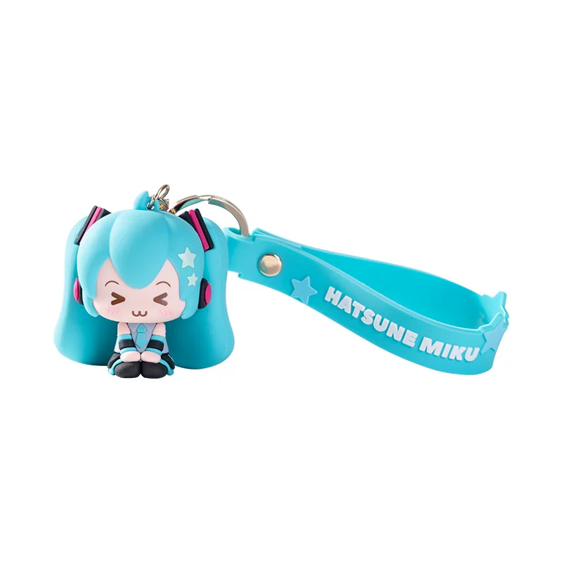 Officially Licensed Hatsune Miku Squinting Eyes Figure Charm - Image 4