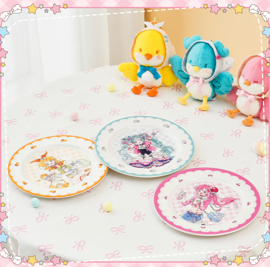 Officially Licensed Hatsune Miku Super Sugary Adhesive Girl Ceramic Storage Plate - Image 4