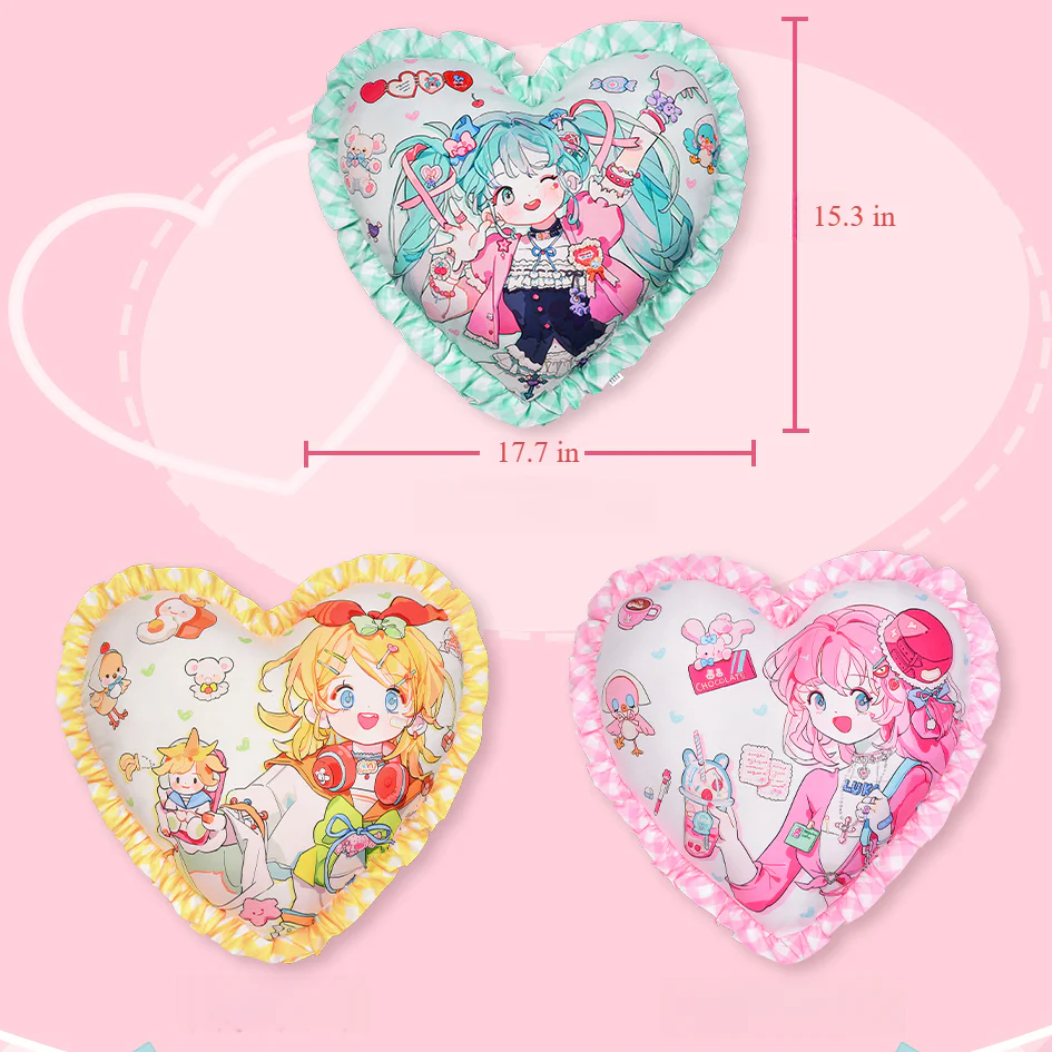Officially Licensed Hatsune Miku Super Sugary Adhesive Girl Dakimakura - Image 3