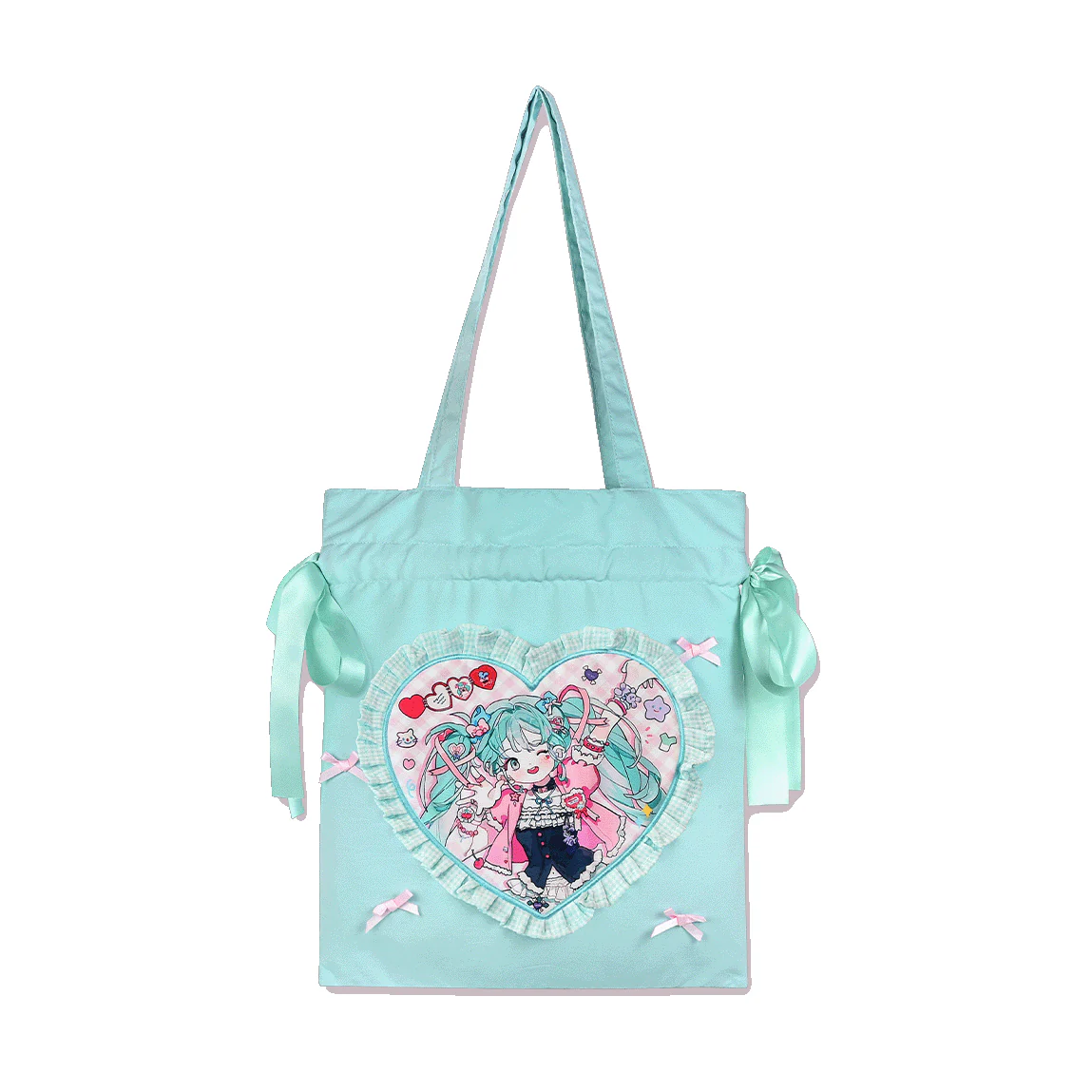 Officially Licensed Hatsune Miku Super Sugary Adhesive Girl Handbag - Image 7