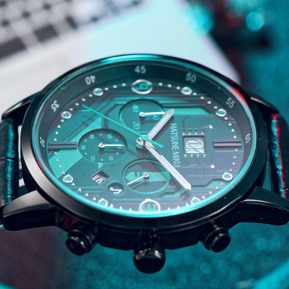 Officially Licensed Hatsune Miku Vocal Character Series “Prelude” 6-Hand Quartz Watch - Image 8