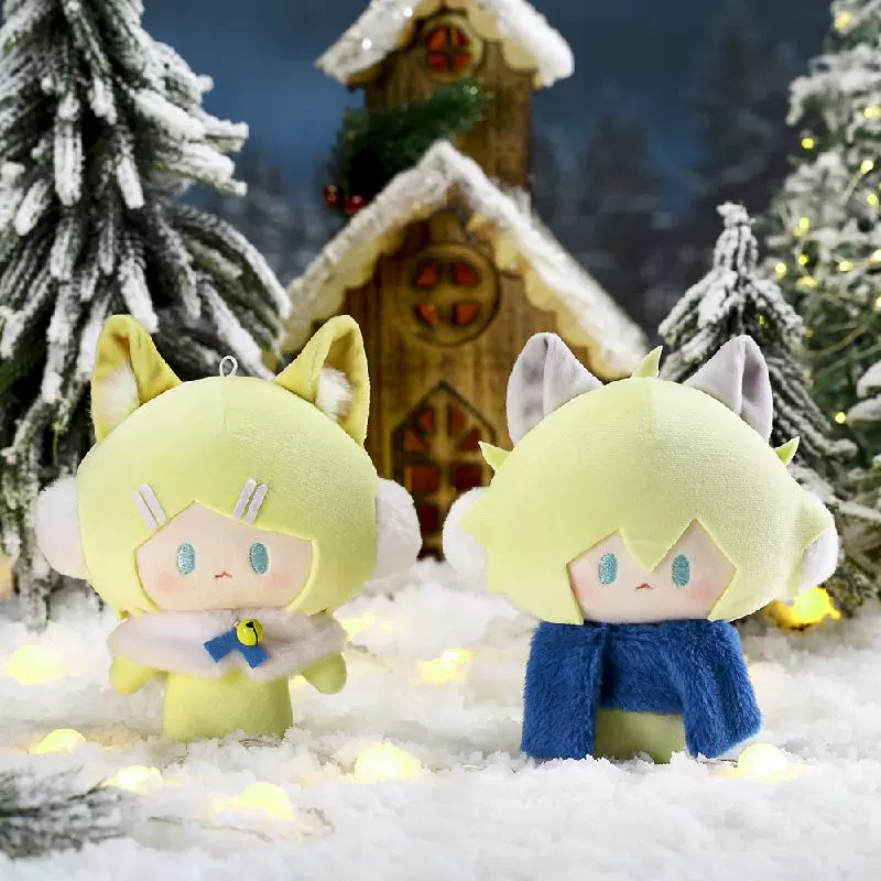 Officially Licensed Hatsune Miku VOCALOID Starlit Snow Mini Plush Charm - Image 4