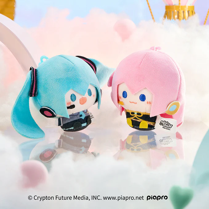 Officially Licensed Hatsune Miku VOCALOID WOW Doll Park Chubby Plush Charm - Image 3