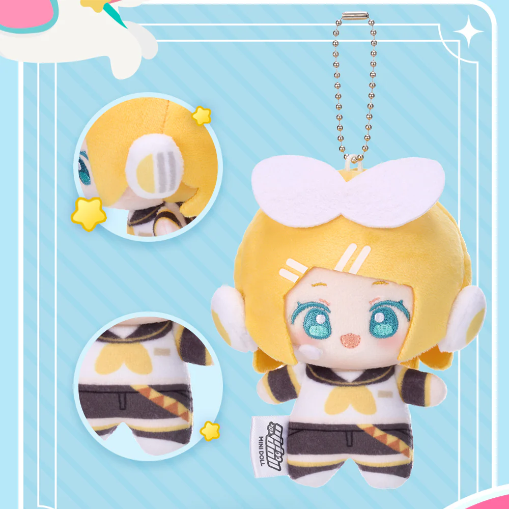 Officially Licensed Hatsune Miku VOCALOID WOW Doll Park Plush Charm - Image 6
