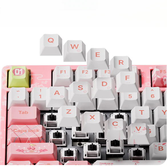 Officially Licensed Hatsune Miku Wireless Mechanical Keyboard - Image 4