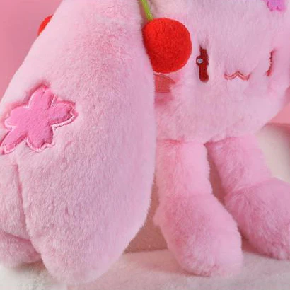 Officially Licensed Sakura Miku Cute Smiling Plush Charm - Image 5